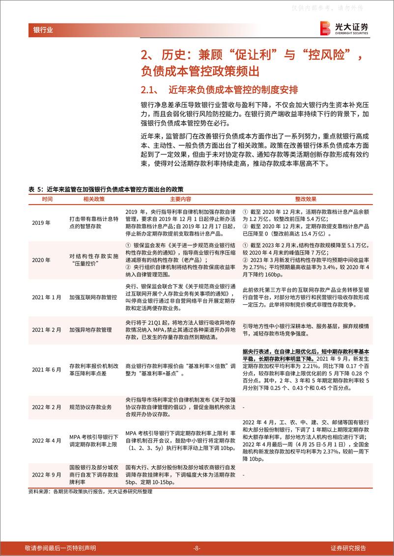 《光大证券-银行业资产负债系列研究报告2023年第2期：降低存款利率还有哪些招？-230425》 - 第8页预览图