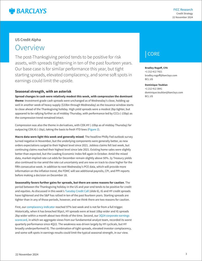 《Barclays_US_Credit_Alpha_Seasonal_strength_with_an_asterisk》 - 第3页预览图