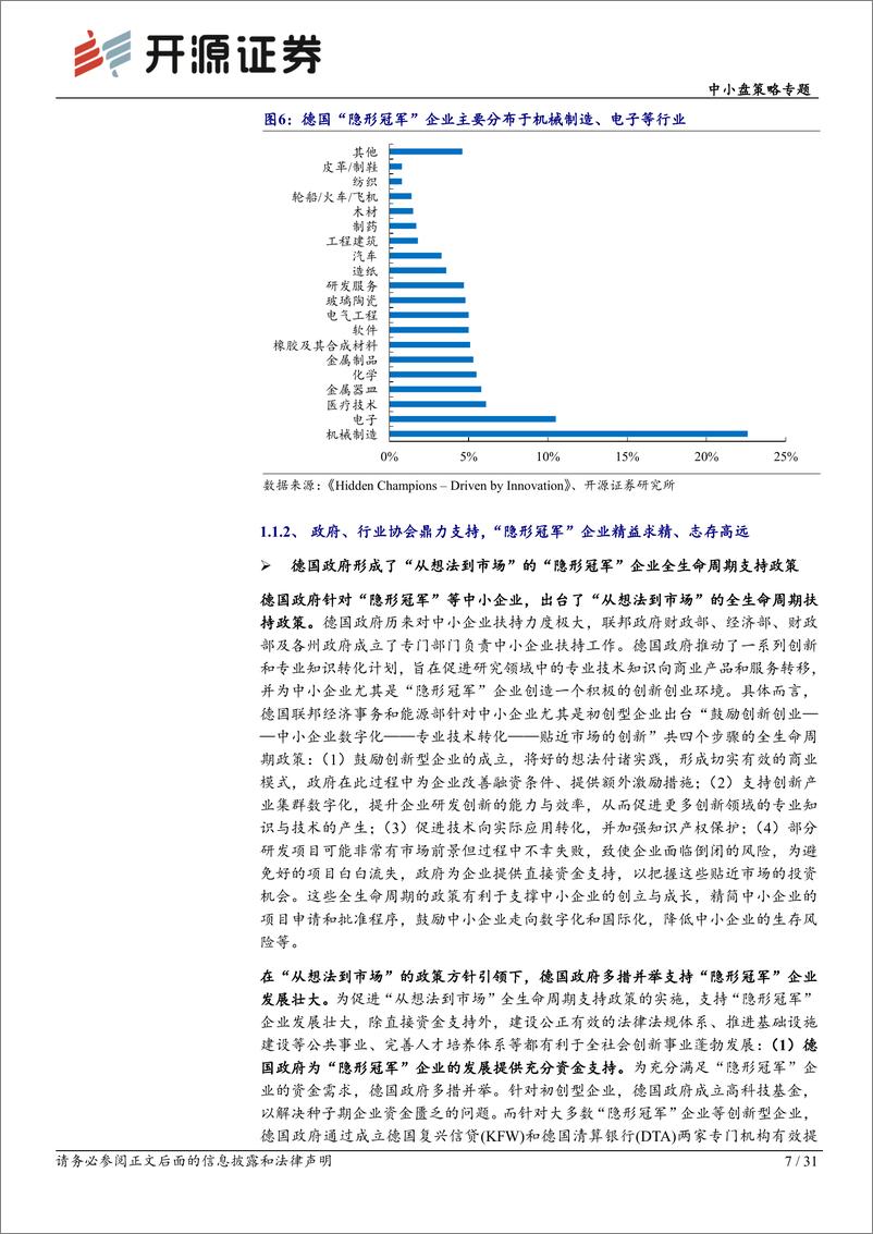 《中小盘策略专题：多层次资本市场服务“专精特新”中小企业研究（下篇），从德日经验看“专精特新”中小企业发展-20230207-开源证券-31页》 - 第8页预览图