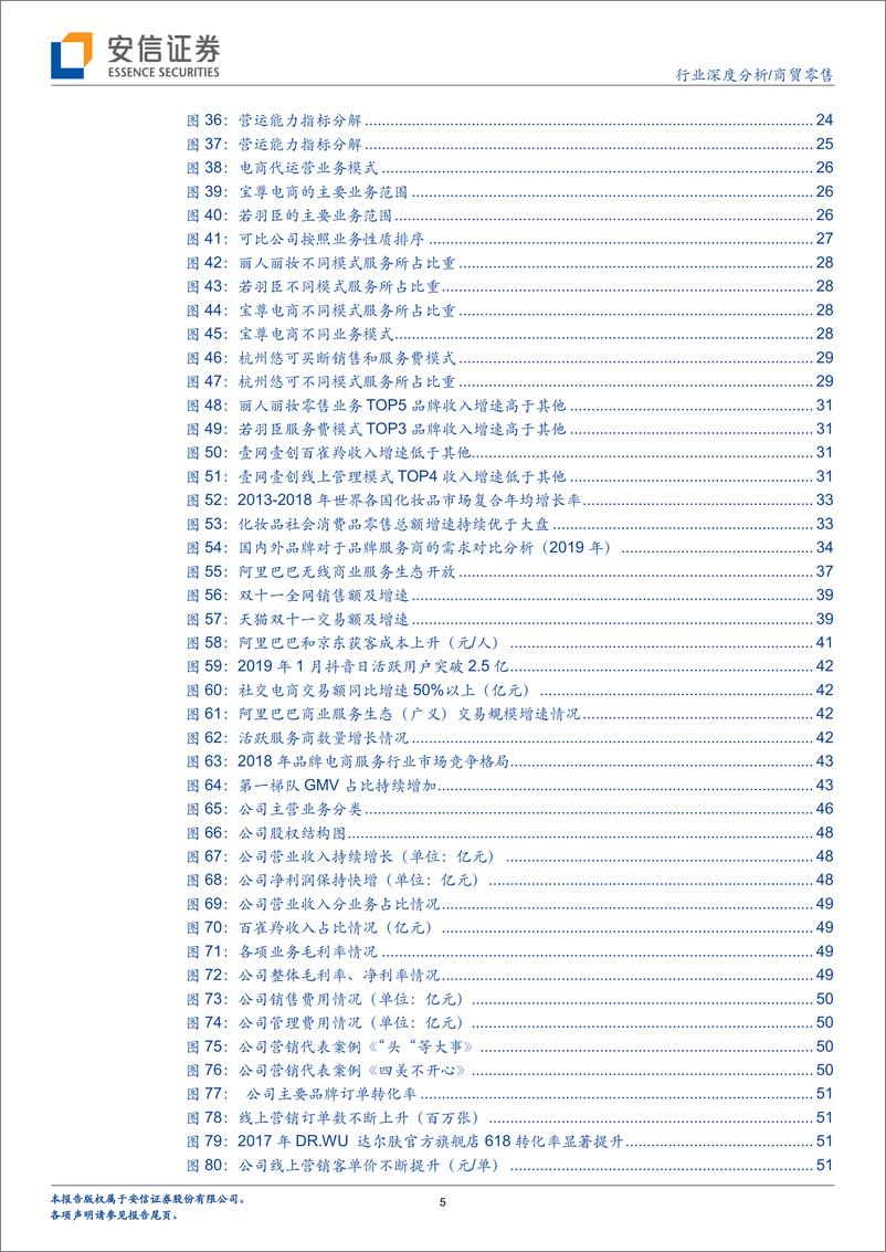 《商贸零售行业深度分析：放眼电商服务生态全景，剖析代运营行业挑战与机遇-20191114-安信证券-63页》 - 第6页预览图