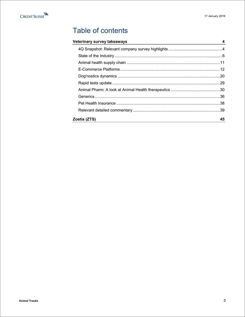 《瑞信-美股-医疗科技行业-兽医行业调查显示：第四季度兽医需求持续-2019.1.17-51页》 - 第4页预览图