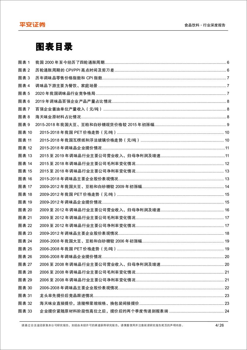 《食品饮料行业复盘系列之八：通胀期调味品表现复盘，调味品通过提价应对，与通胀赛跑》 - 第4页预览图