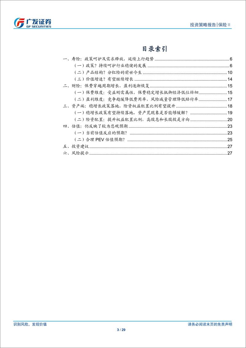 《保险行业2025年投资策略：寻找向上基本面与合理估值的交点-241129-广发证券-29页》 - 第3页预览图