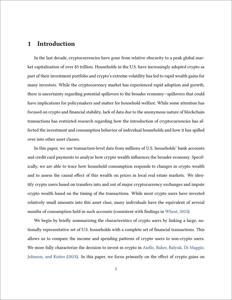《NBER-加密货币财富对家庭消费和投资的影响-65页》 - 第4页预览图