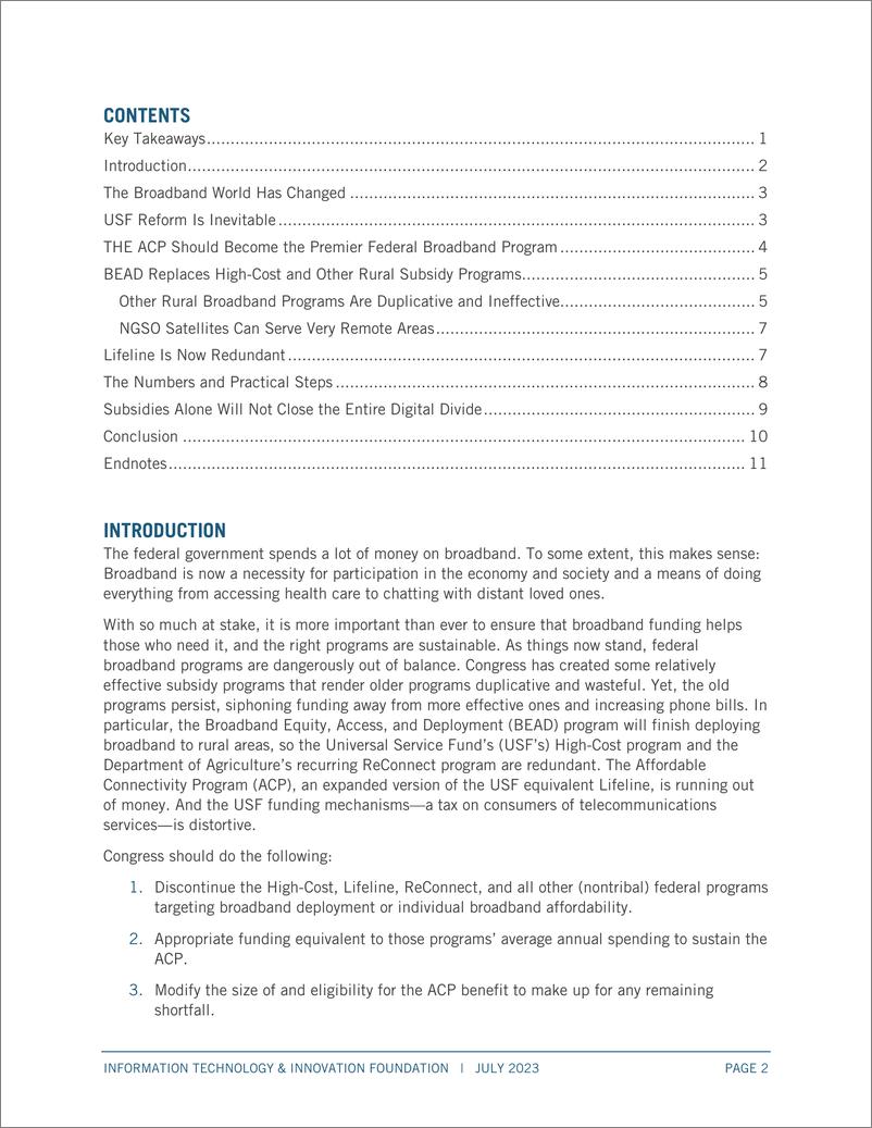 《ITIF-通过终止过时的宽带计划来维持负担得起的连接（英）-2023.7-13页》 - 第3页预览图