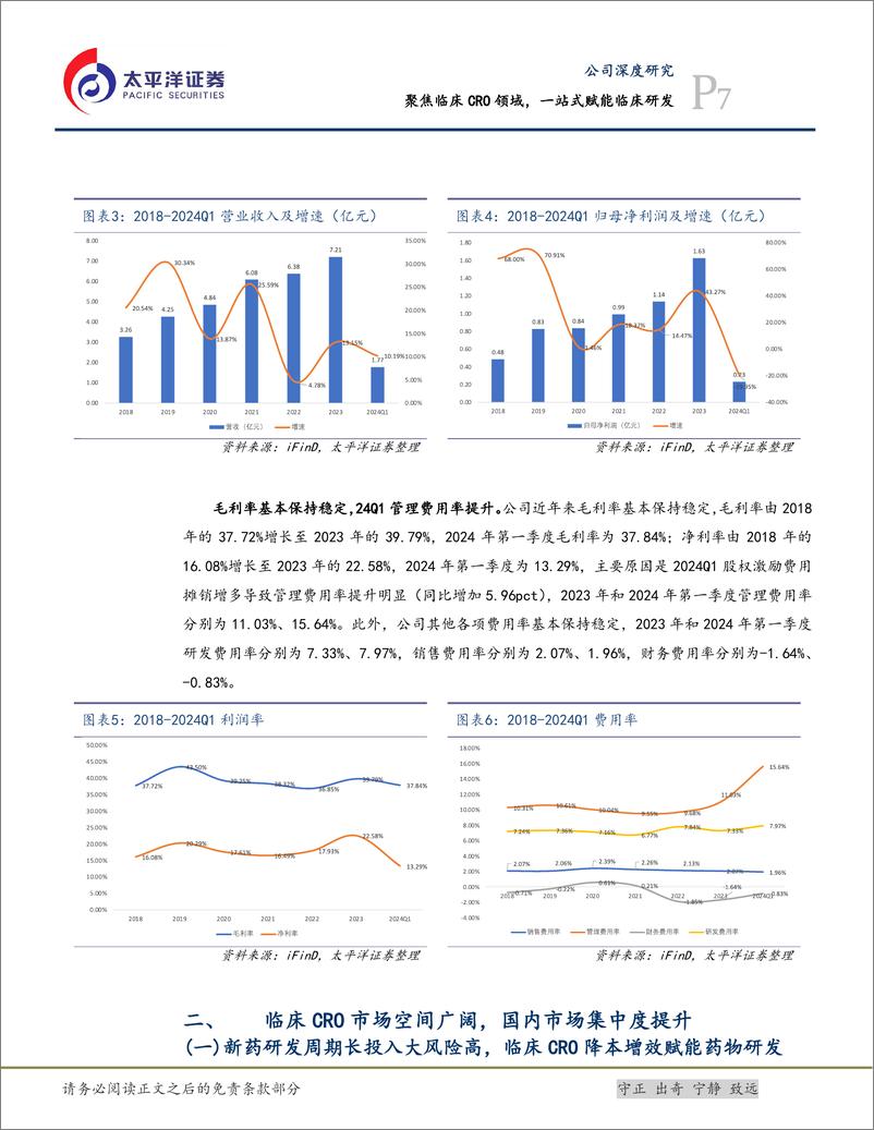 《诺思格(301333)聚焦临床CRO领域，一站式赋能临床研发-240802-太平洋证券-32页》 - 第7页预览图