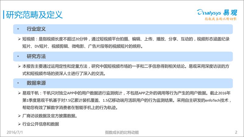 《中国短视频市场专题研究报告2016》 - 第2页预览图