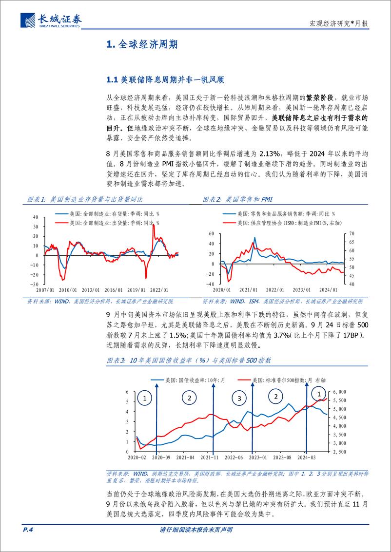 《宏观经济研究：四季度全球大类资产配置报告-240926-长城证券-16页》 - 第4页预览图