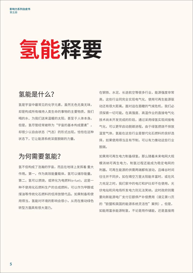 《2024影响力系列白皮书（第五册）——绿氢：平衡之要-丹佛斯》 - 第6页预览图