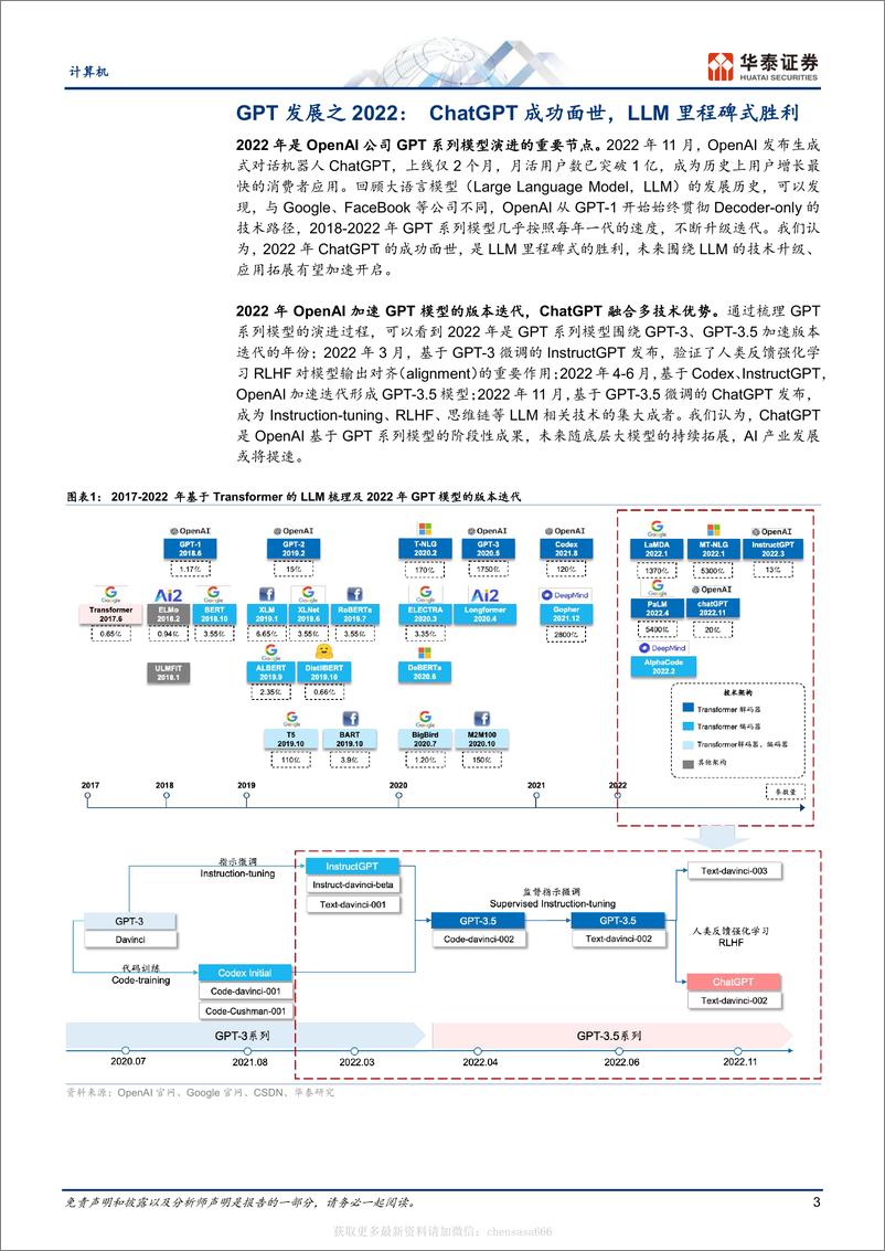 《计算机-GPT产业复盘（2022）：推出ChatGPT-230219》 - 第3页预览图