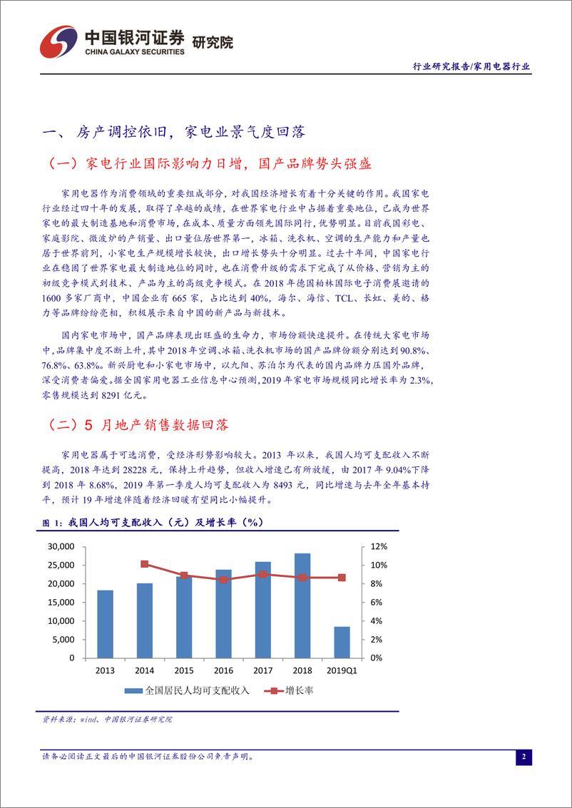 《家用电器行业六月动态报告：5月空调内销下滑，家电促消费政策有望逐步推出-20190627-银河证券-32页》 - 第4页预览图