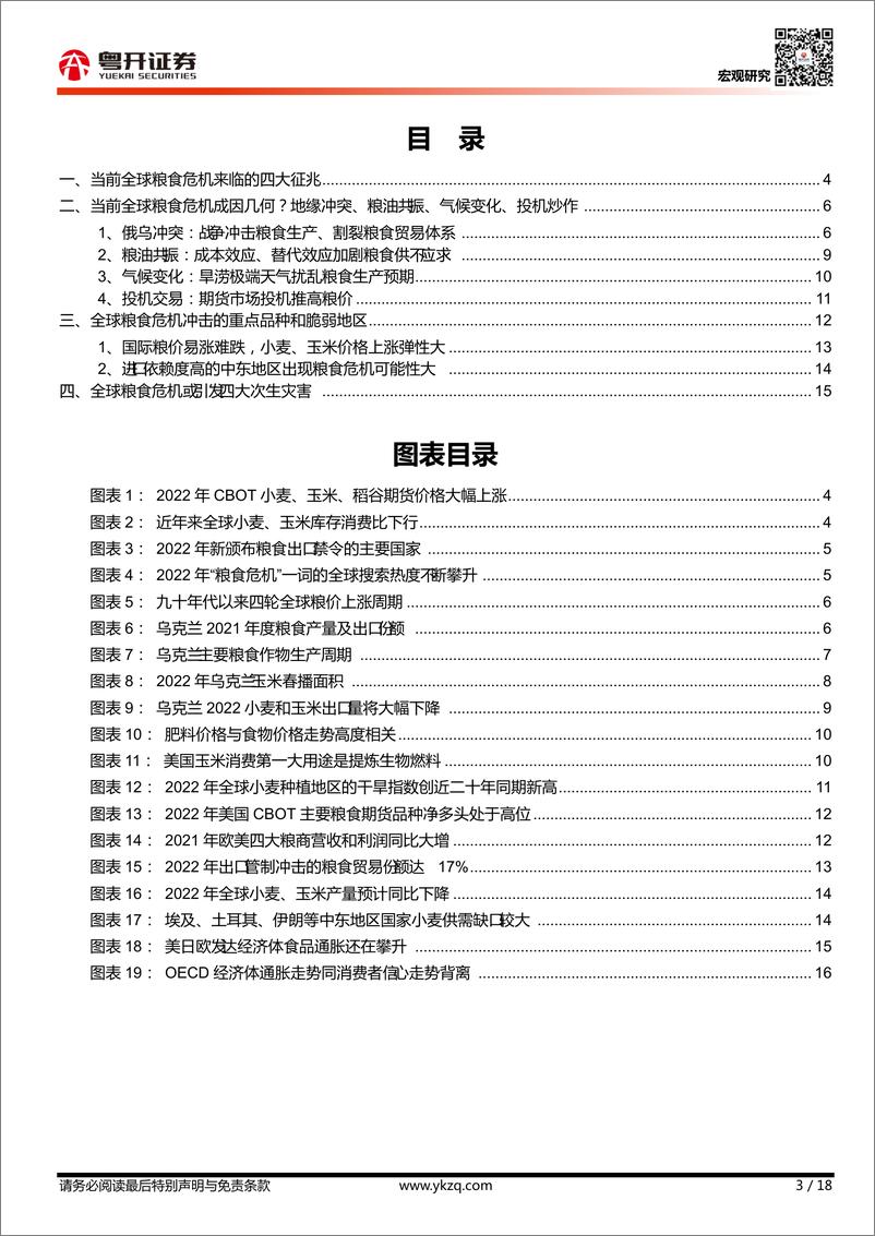 《【粤开宏观】全球粮食危机：表现、 成因及影响-20220607-粤开证券-18页》 - 第4页预览图