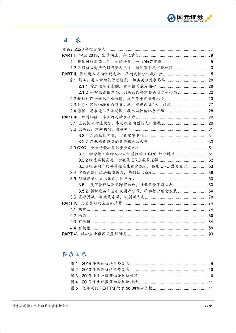 《2020年医药生物行业策略报告：方向坚定，致胜创新-20191127-国元证券-95页》 - 第3页预览图