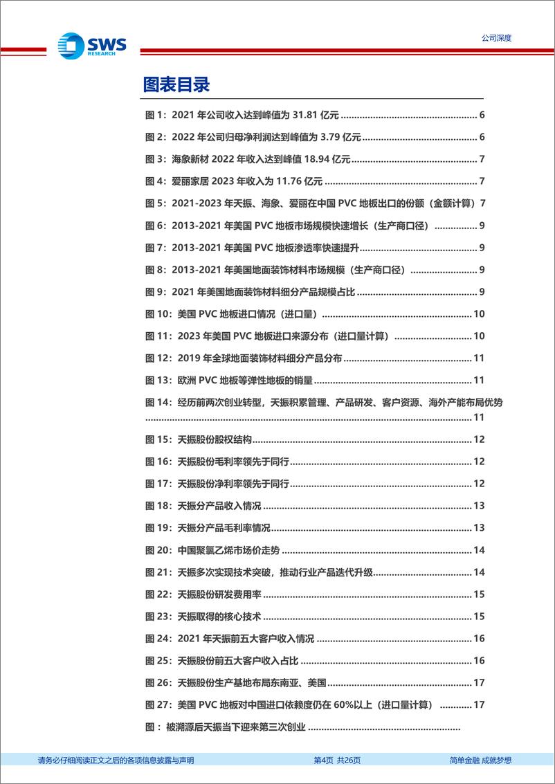 《天振股份(301356)传统PVC地板及新品RPET地板共振，底部向上空间可期-241129-申万宏源-26页》 - 第4页预览图