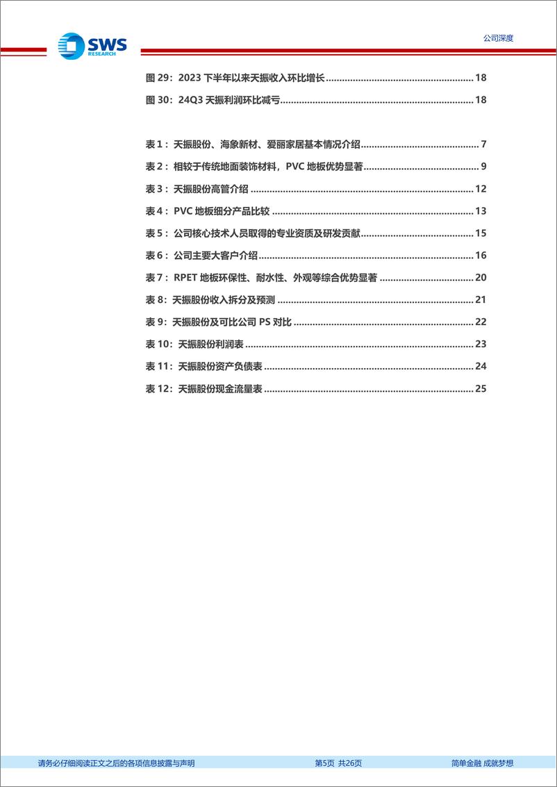 《天振股份(301356)传统PVC地板及新品RPET地板共振，底部向上空间可期-241129-申万宏源-26页》 - 第5页预览图