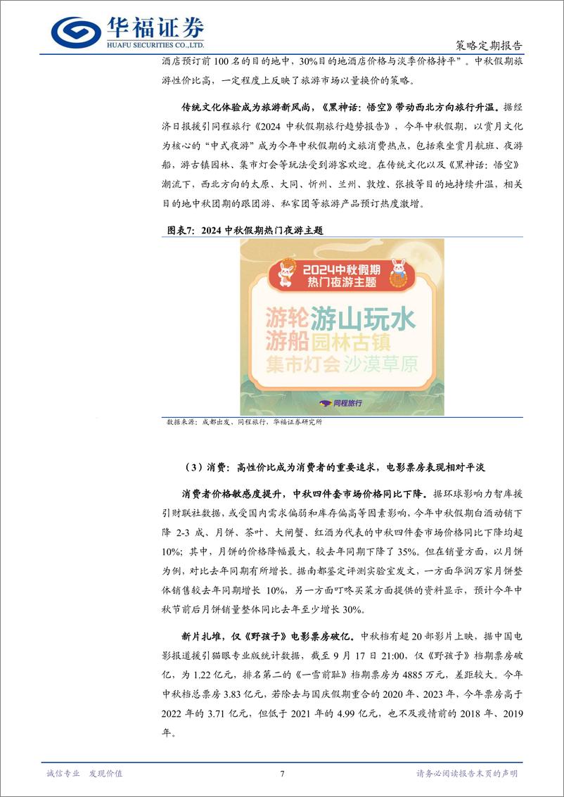 《中秋节假期观察：量好于价-240922-华福证券-15页》 - 第7页预览图