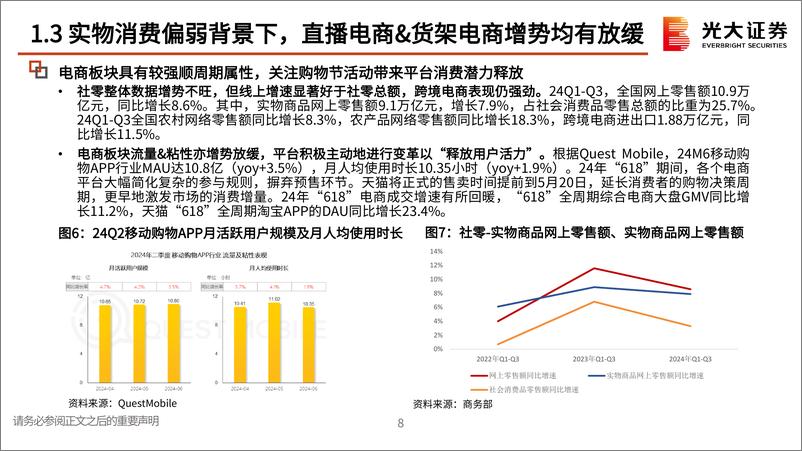 《互联网传媒行业2025年投资策略：情绪消费，内容复兴-250108-光大证券-53页》 - 第8页预览图