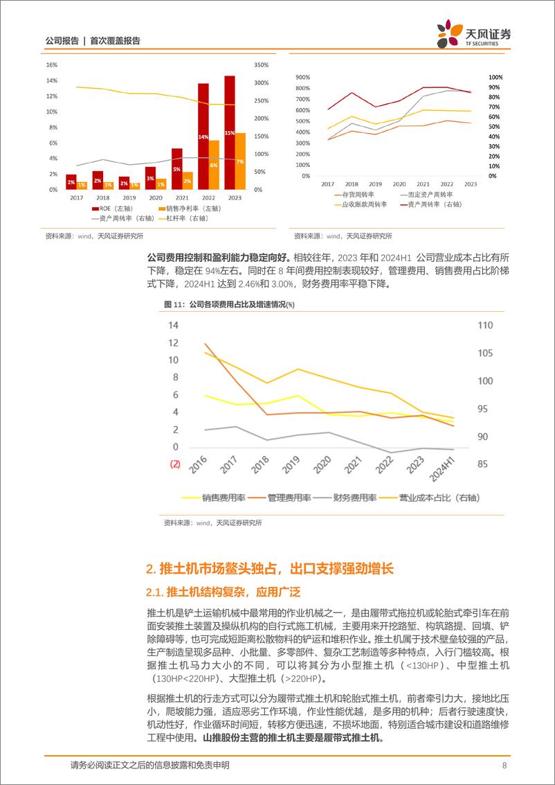 《山推股份(000680)推土机行业龙头，出口%2b高效体系实现跨越式发展-241006-天风证券-22页》 - 第8页预览图