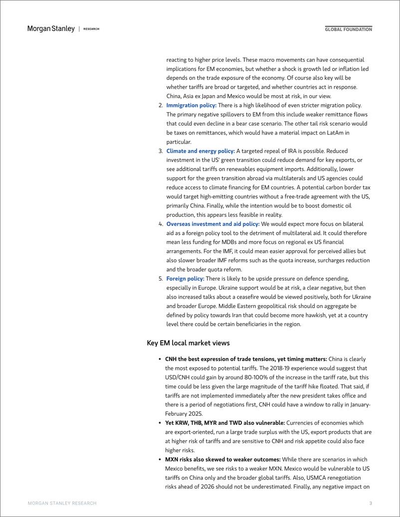 《Morgan Stanley Fixed-EM Fixed Income Strategy  Global Economics US Election Imp...-110151547》 - 第3页预览图