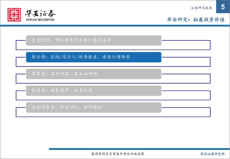 《2023年金融债投资策略：价值回归，由守转攻-20221213-华安证券-29页》 - 第6页预览图