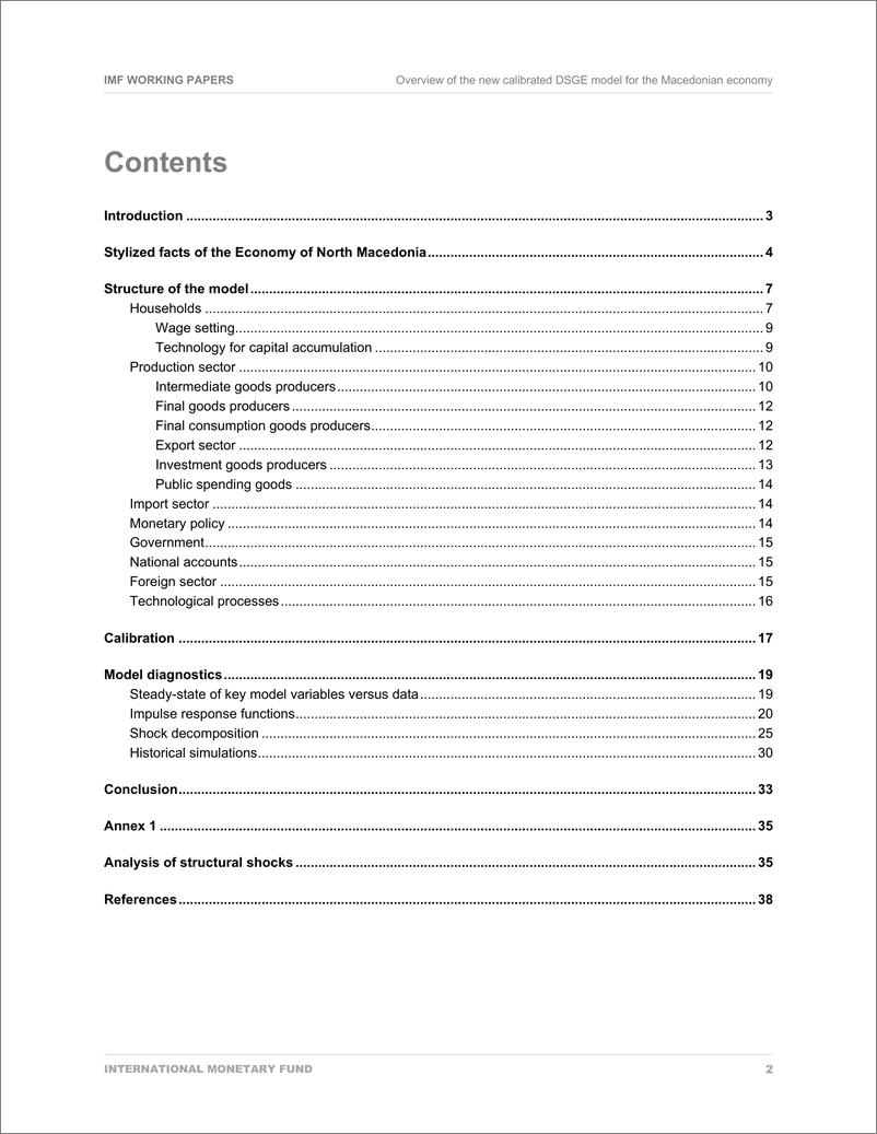 《IMF-北马其顿经济新校准DSGE模型概述（英）-2024-42页》 - 第4页预览图