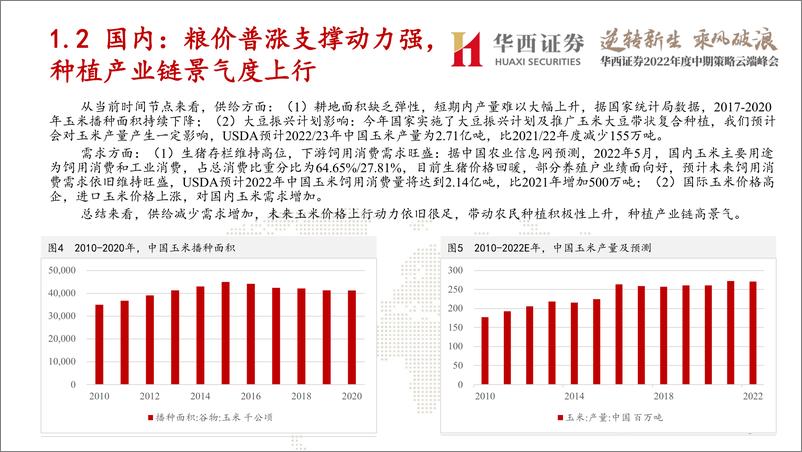 《农林牧渔行业2022年度中期策略云端峰会：通胀预期升温，持续推荐种植和种业板块-20220604-华西证券-20页》 - 第7页预览图