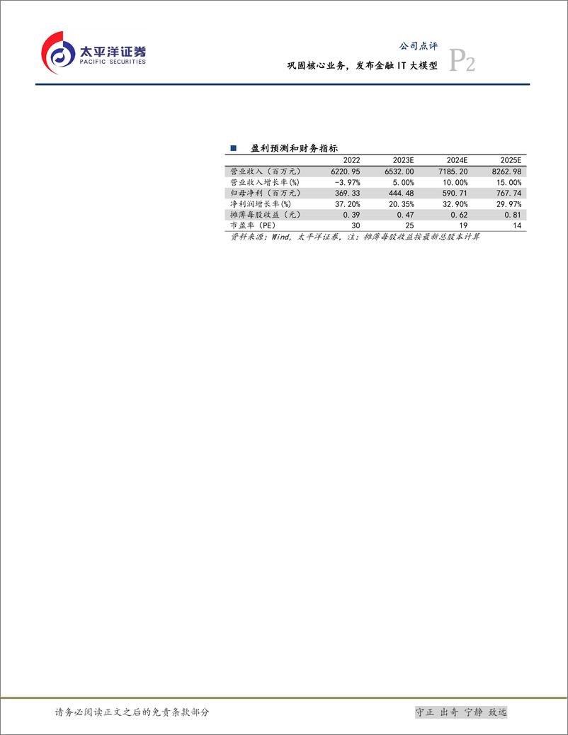 《2024年05月17日更新-巩固核心业务，发布金融IT大模型》 - 第2页预览图