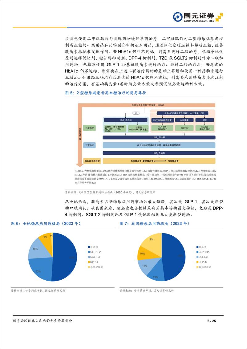 《胰岛素行业深度报告：集采出清%2b出海战略，胰岛素行业迎来新发展-241224-国元证券-25页》 - 第6页预览图