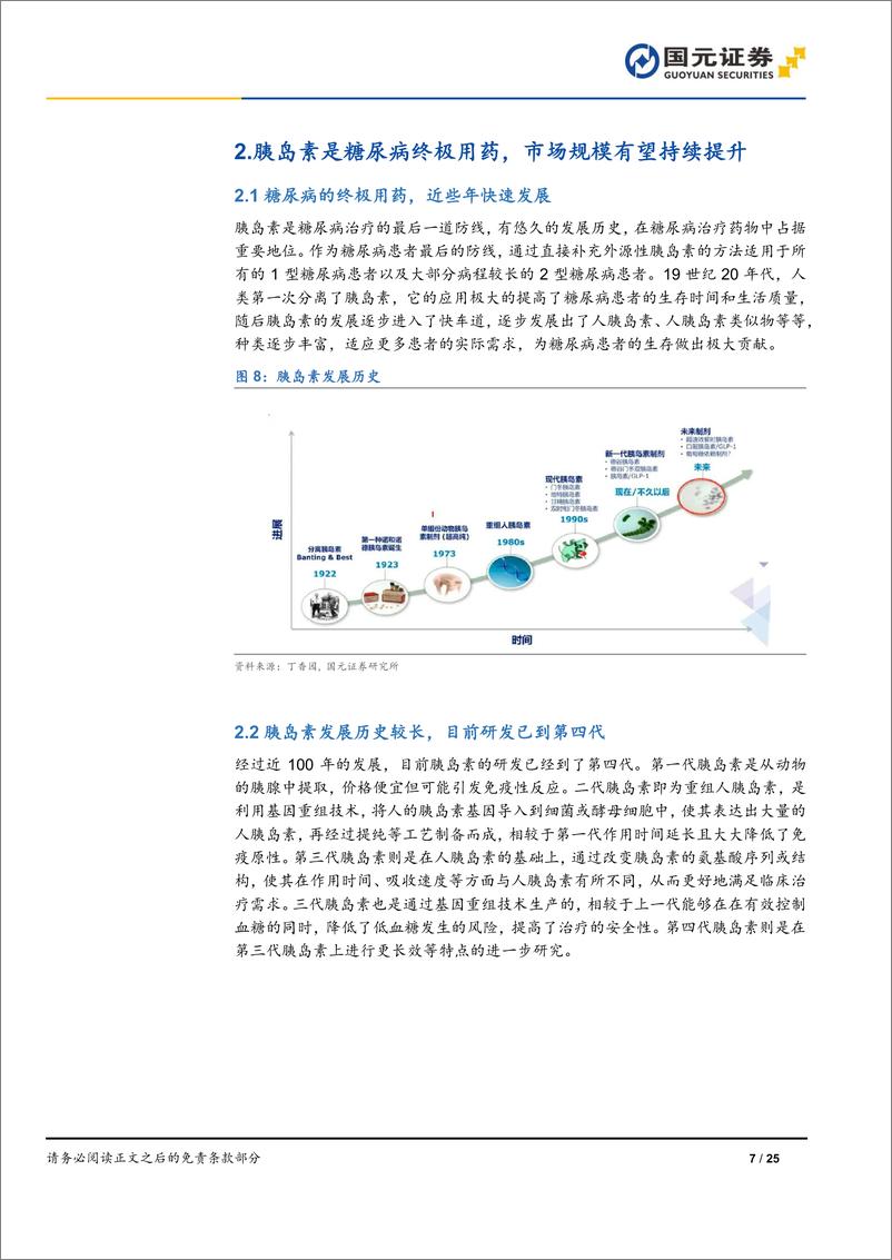 《胰岛素行业深度报告：集采出清%2b出海战略，胰岛素行业迎来新发展-241224-国元证券-25页》 - 第7页预览图