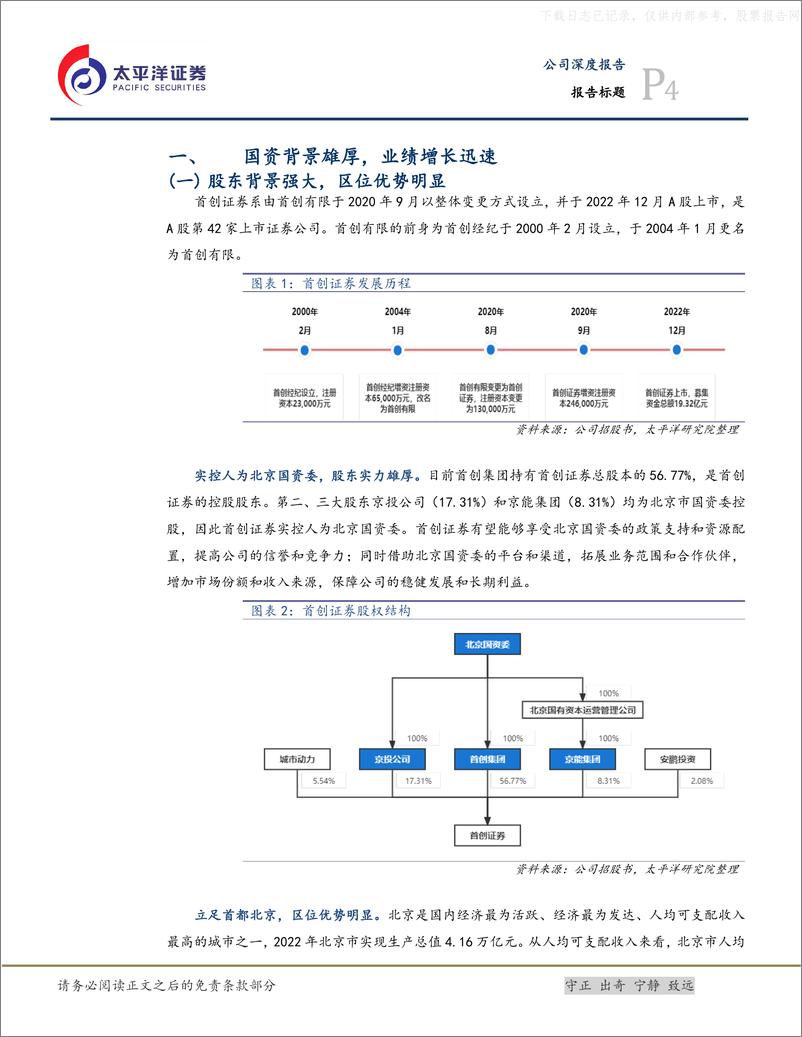 《太平洋证券-首创证券(601136)首次覆盖：固收业务稳健发展，资管崛起驱动业绩-230426》 - 第4页预览图