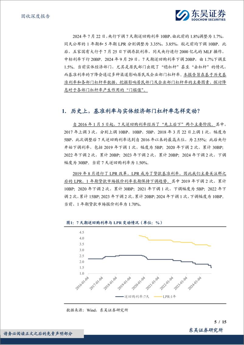 《固收深度报告：还要降息多少才可能让居民和企业加杠杆？-241016-东吴证券-15页》 - 第5页预览图