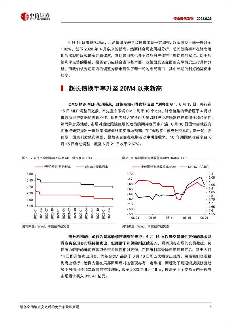 《债市聚焦系列：如何看待超长债换手率达峰对债市的影响？-20230626-中信证券-29页》 - 第6页预览图