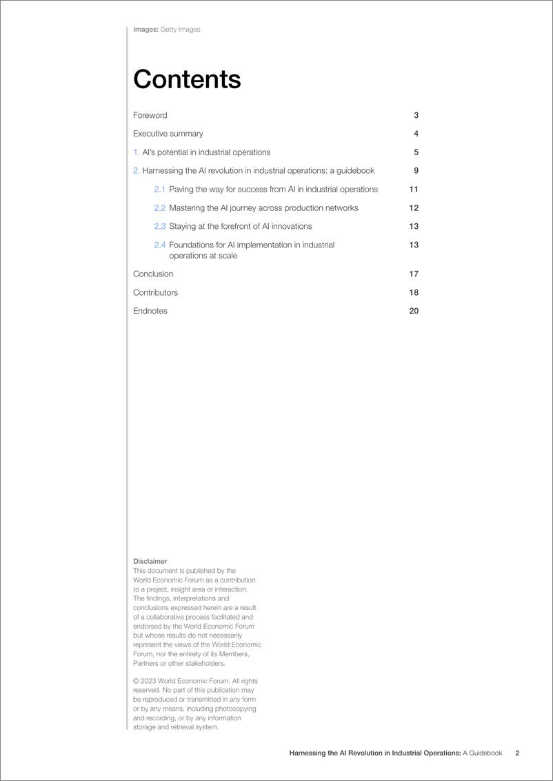 《世界经济论坛-在工业运营中利用人工智能革命：指南（英）-2023.10》 - 第2页预览图