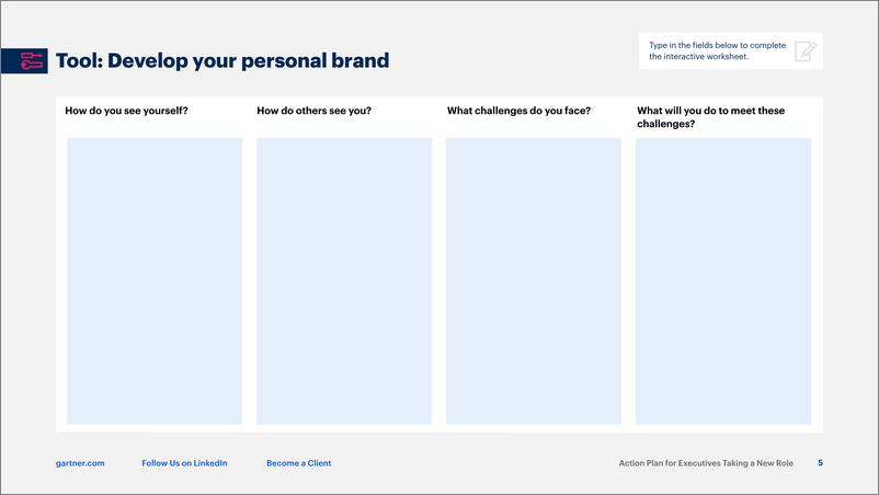 《Gartner_2023新任高管行动计划工具包_英文版_》 - 第5页预览图