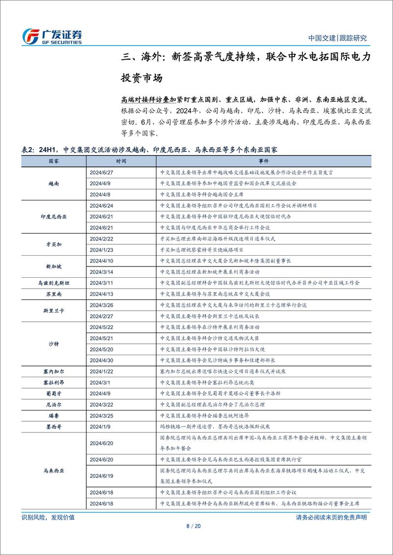 《中国交建(601800)优化投资布局、推动公司国际化，打造国企改革标杆-240717-广发证券-20页》 - 第7页预览图