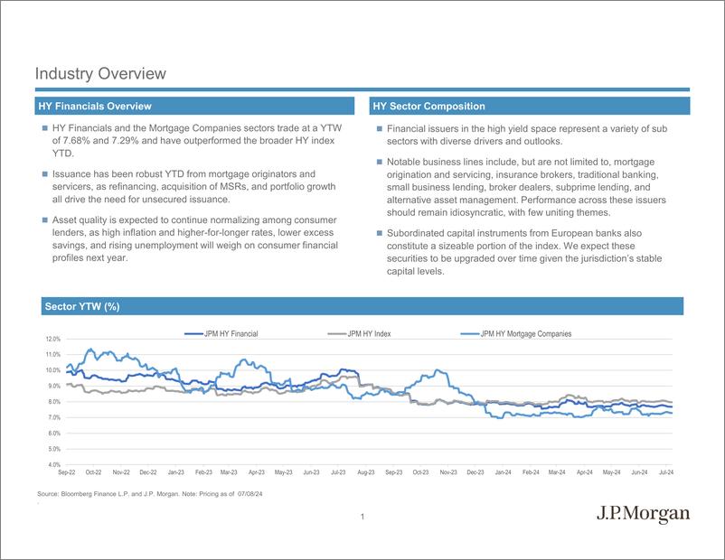 《JPMorgan Econ  FI-Mid-Year 2024 Outlook High Yield Non-Bank Finance-109129897》 - 第3页预览图