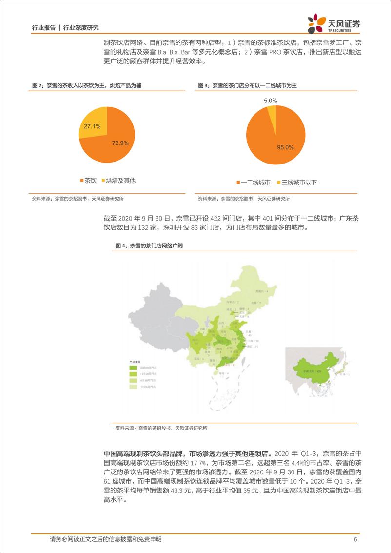 《餐饮行业深度研究：奈雪引领高端现制茶饮，场景营造中寻觅品牌差异点-20210221-天风证券-29页》 - 第6页预览图