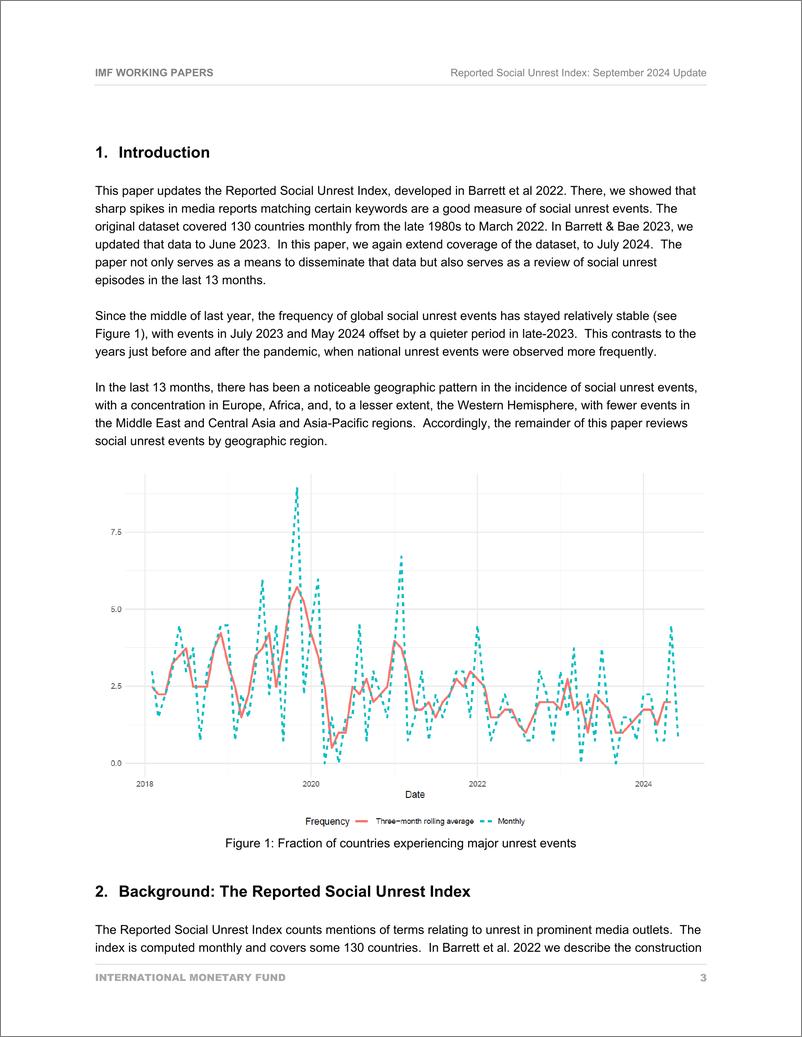 《IMF-报告的社会动荡指数：2024年9月更新（英）-10页》 - 第3页预览图