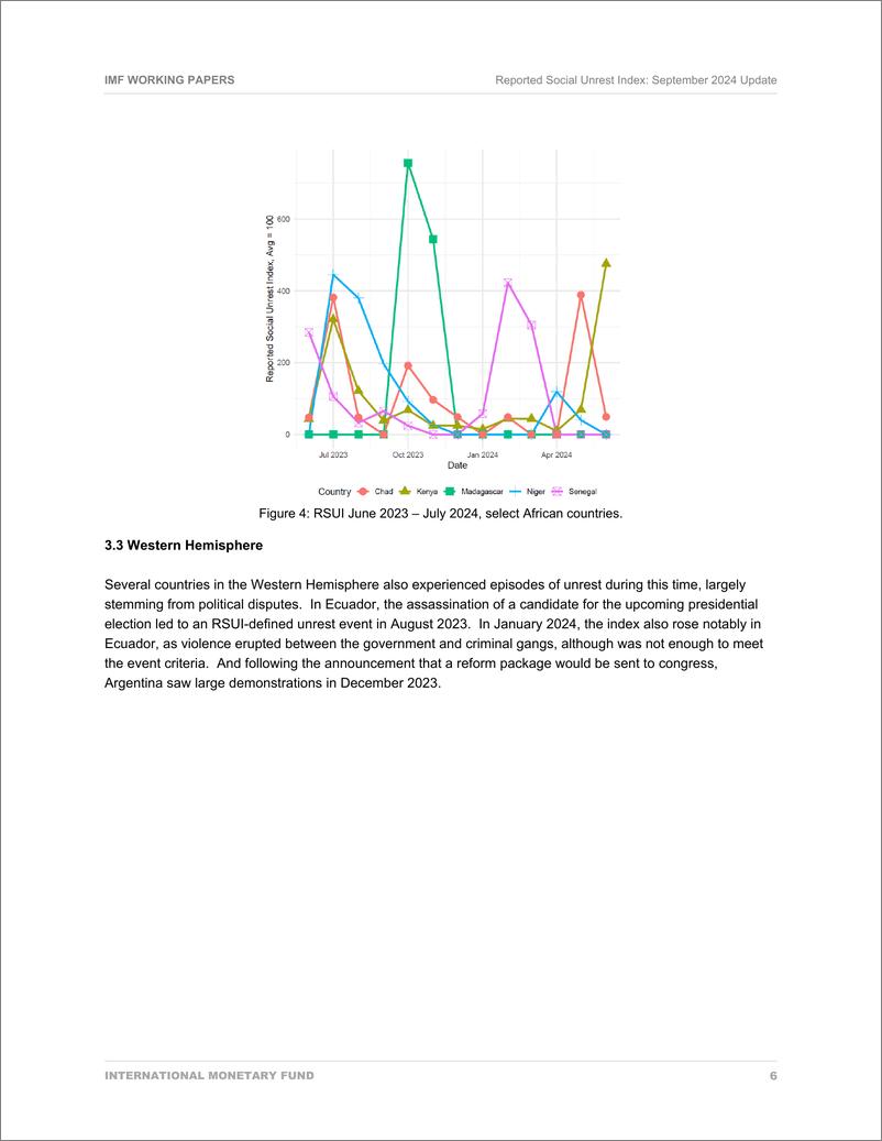 《IMF-报告的社会动荡指数：2024年9月更新（英）-10页》 - 第6页预览图