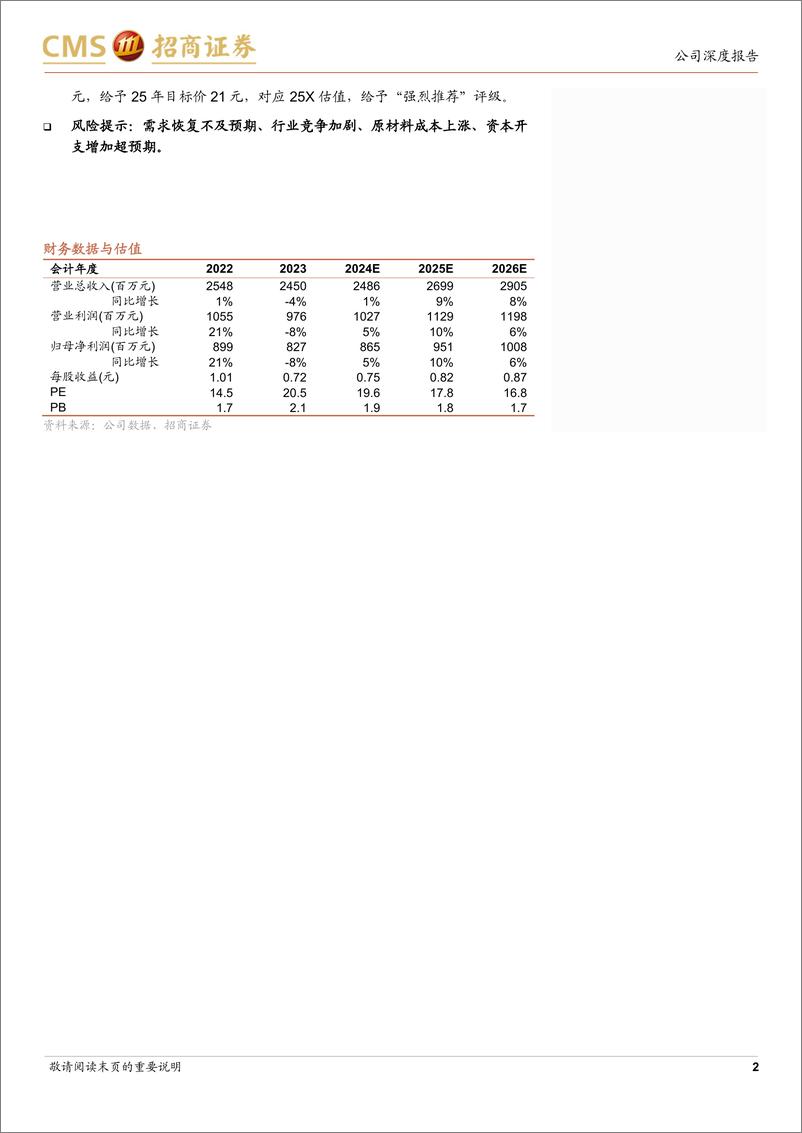 《涪陵榨菜(002507)新视角下的投资机会-241201-招商证券-22页》 - 第2页预览图