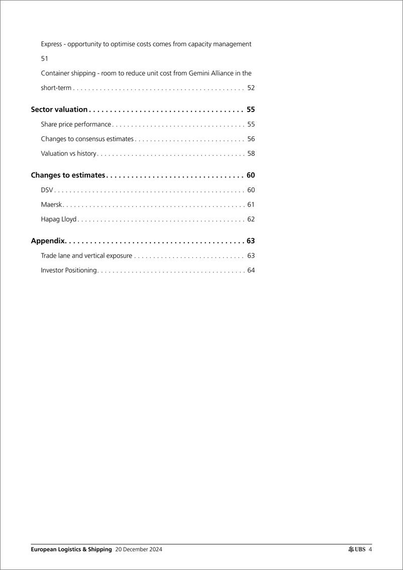 《UBS Equities-European Logistics  Shipping _2025 Outlook Back to Fundame...-112300097》 - 第3页预览图