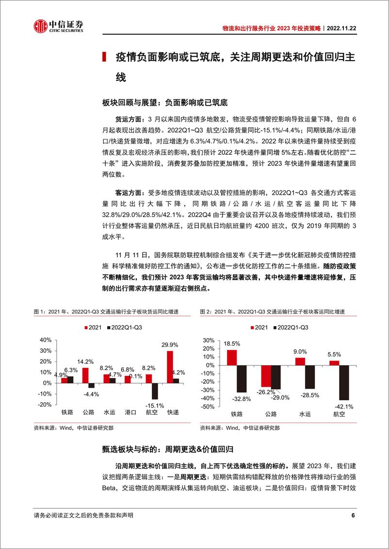 《物流和出行服务行业2023年投资策略：守静观复，收之桑榆-20221122-中信证券-29页》 - 第7页预览图