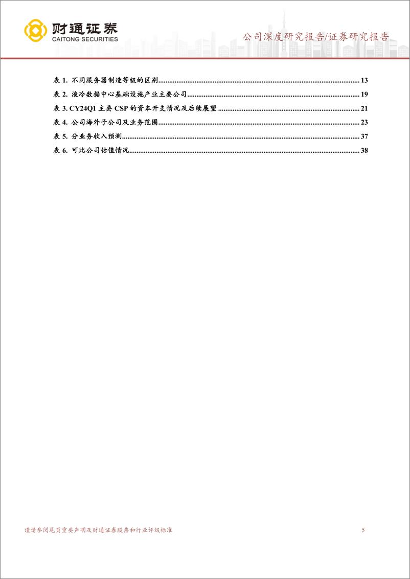 《工业富联(601138)全球AI服务器龙头，深度受益AI需求增长-240608-财通证券-41页》 - 第5页预览图