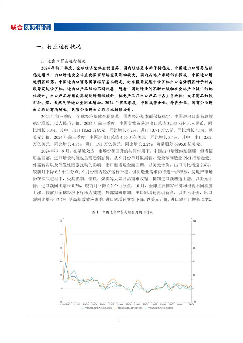 《2024年前三季度贸易行业研究》 - 第3页预览图