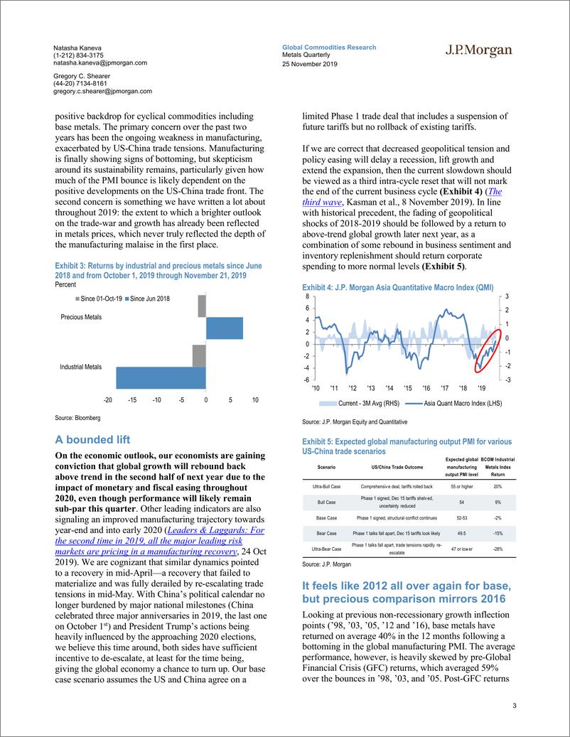 《J.P. 摩根-全球-金属与采矿业-金属季报：另一种通货膨胀-2019.11.25-55页》 - 第4页预览图