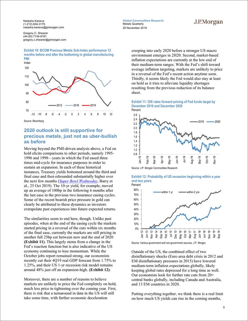 《J.P. 摩根-全球-金属与采矿业-金属季报：另一种通货膨胀-2019.11.25-55页》 - 第6页预览图