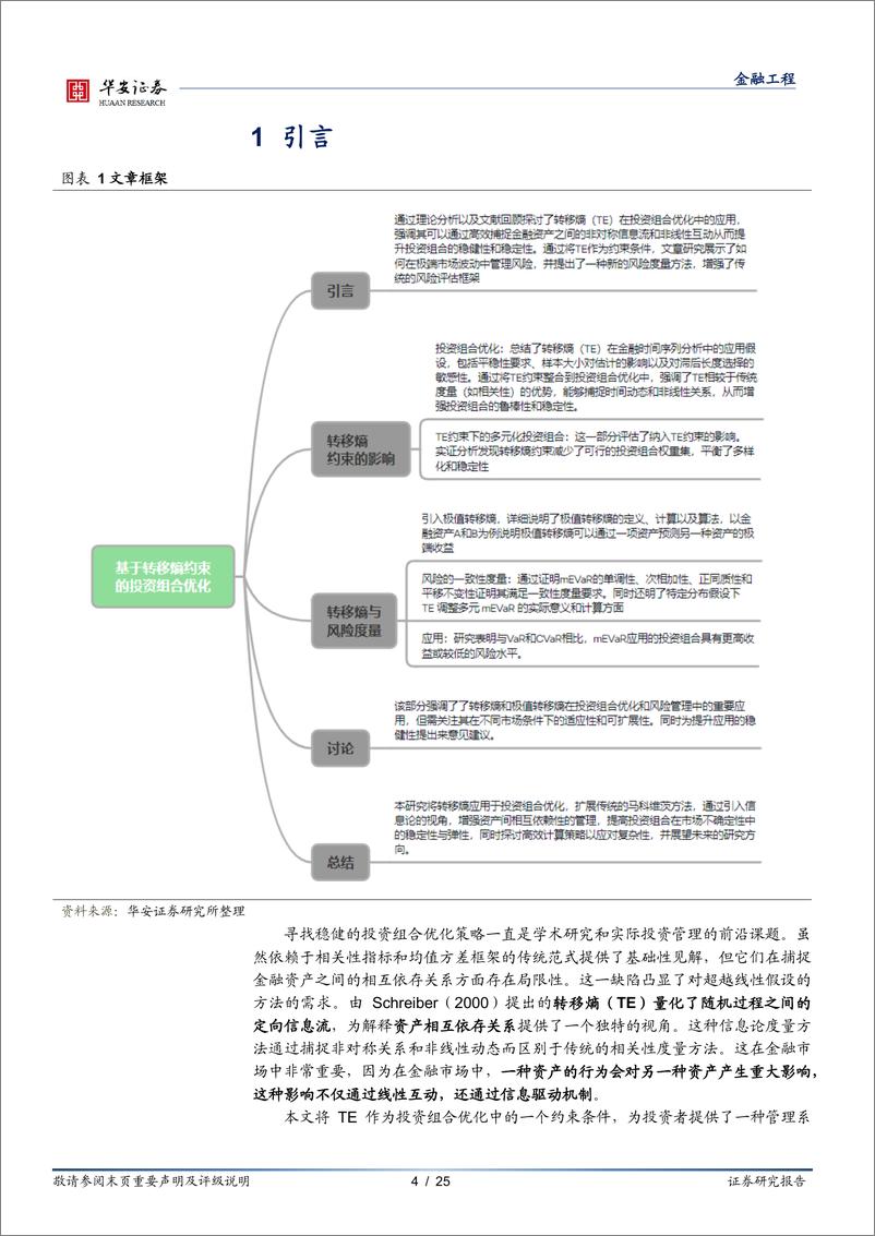 《“学海拾珠”系列之二百一十：基于转移熵约束的投资组合优化-241030-华安证券-25页》 - 第4页预览图