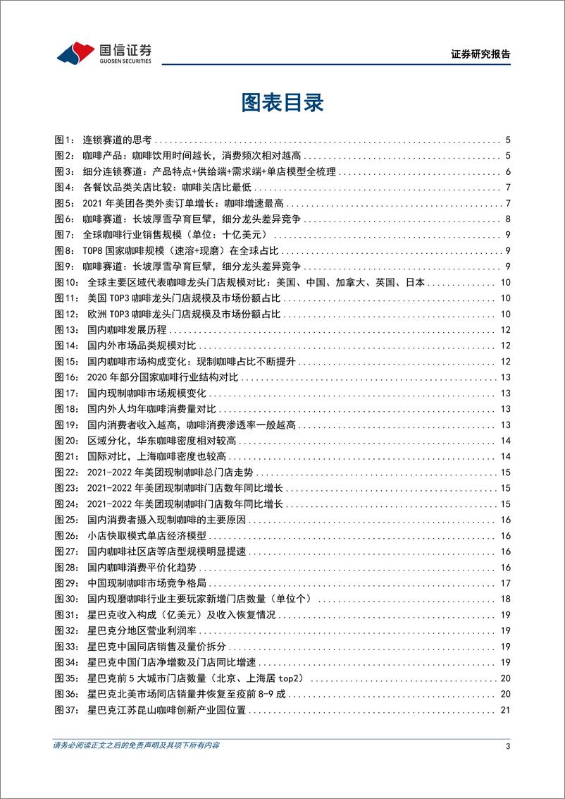 《社会服务行业连锁咖啡专题：咖啡本土化新时代，一超多强齐争艳-20220920-国信证券-37页》 - 第4页预览图