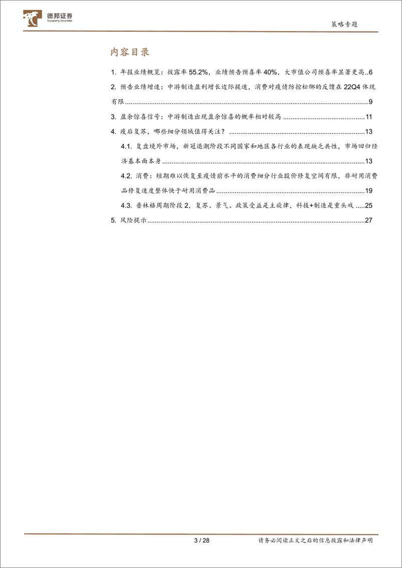 《深挖财报之2022年报业绩预告分析：疫后复苏，哪些细分领域值得关注？-20230207-德邦证券-28页》 - 第4页预览图