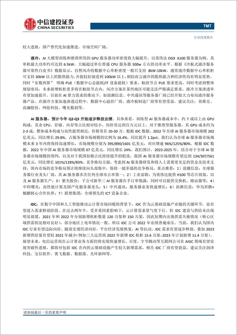 《中信建投证券：算力大时代，AI算力产业链全景梳理-99页》 - 第4页预览图